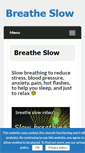 Mobile Screenshot of breathe-slow.com